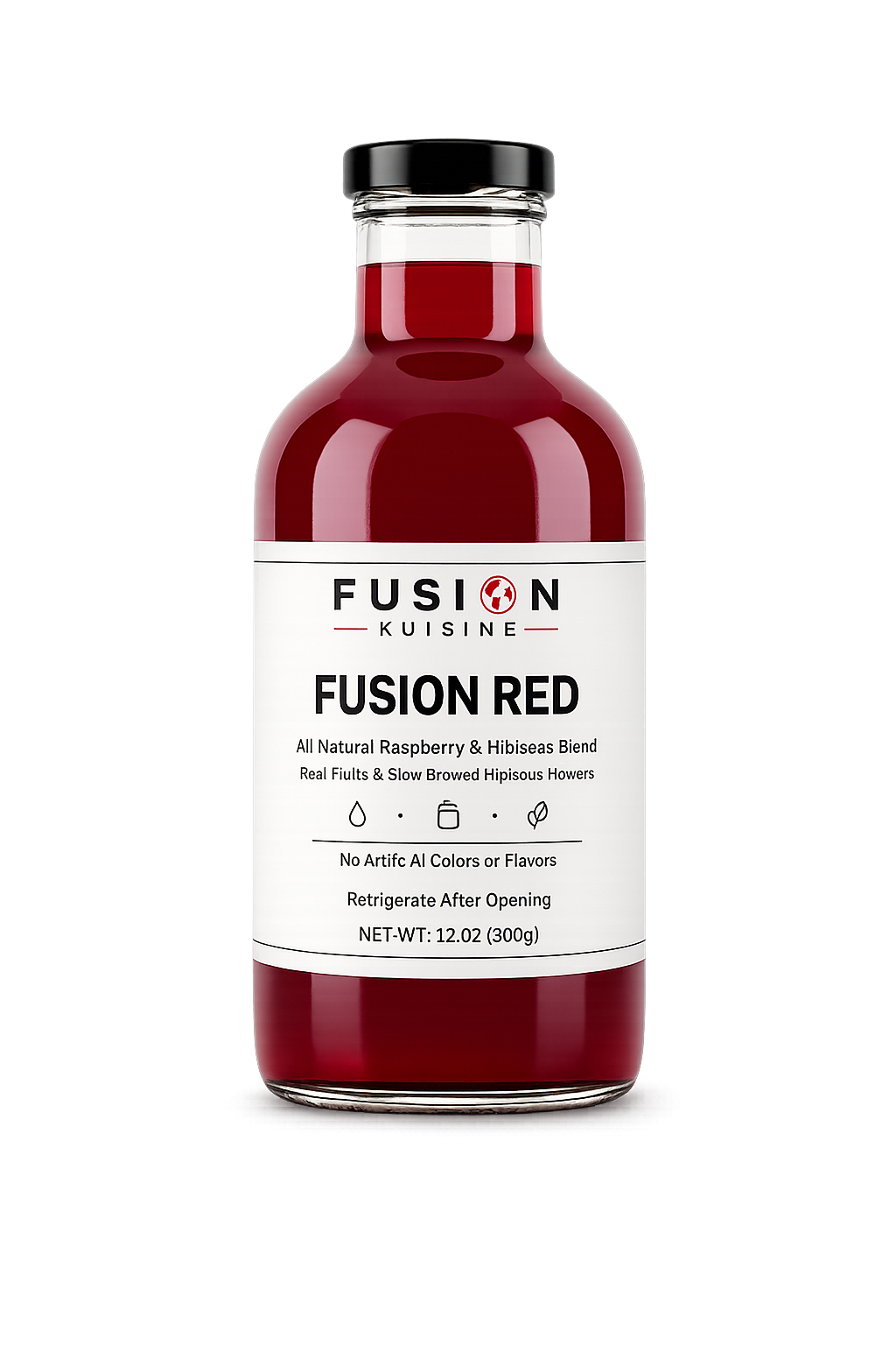 Fusion Red - Blueberry & Raspberry mix 12 oz