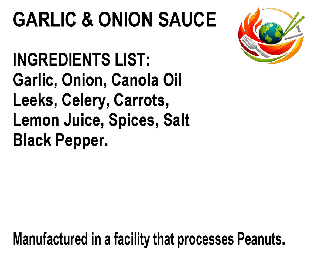 Wholesale - Garlic and Onion Sauce Case pack 12