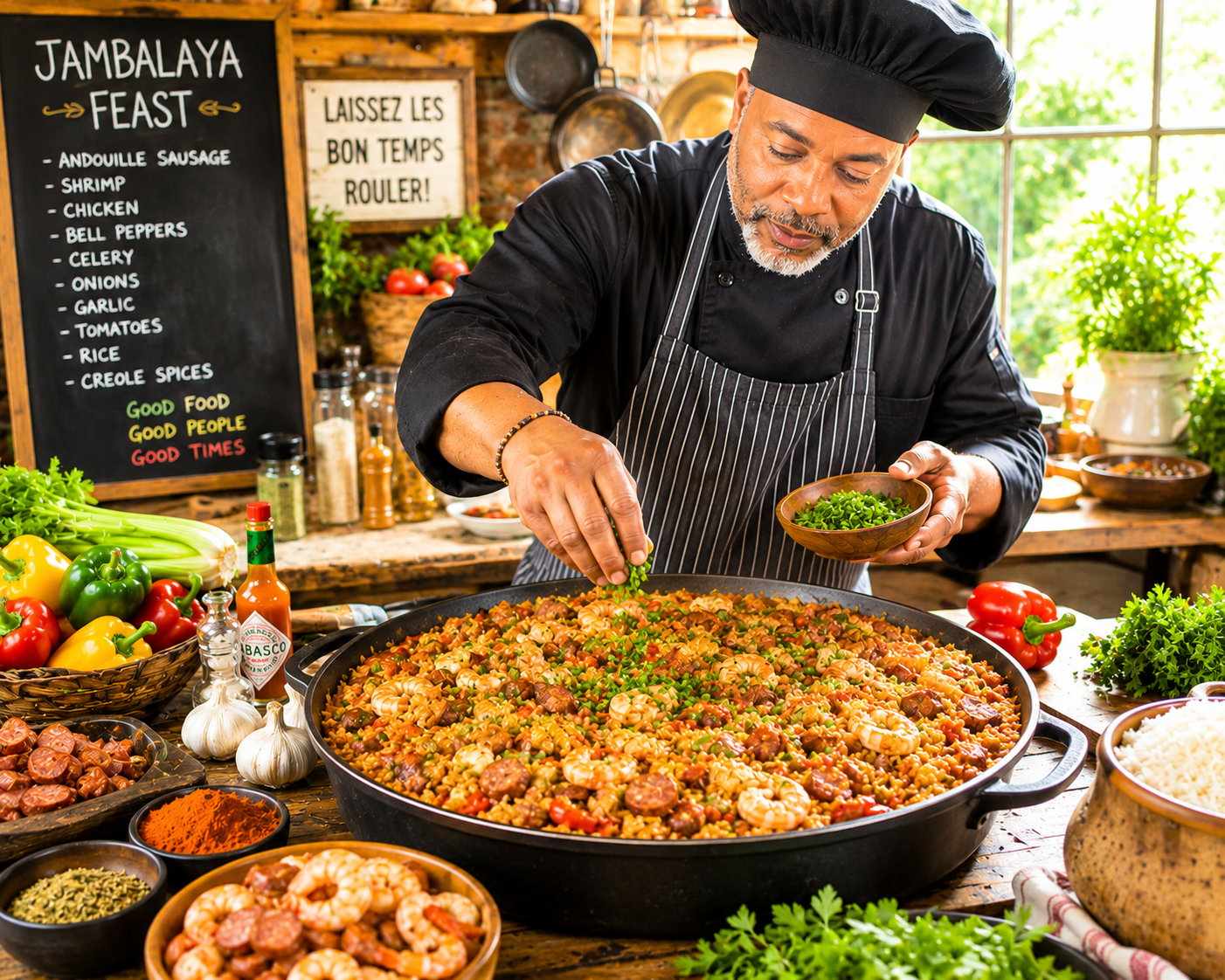 Jambalaya Feast: Cajun and Creole Flavor from the American South