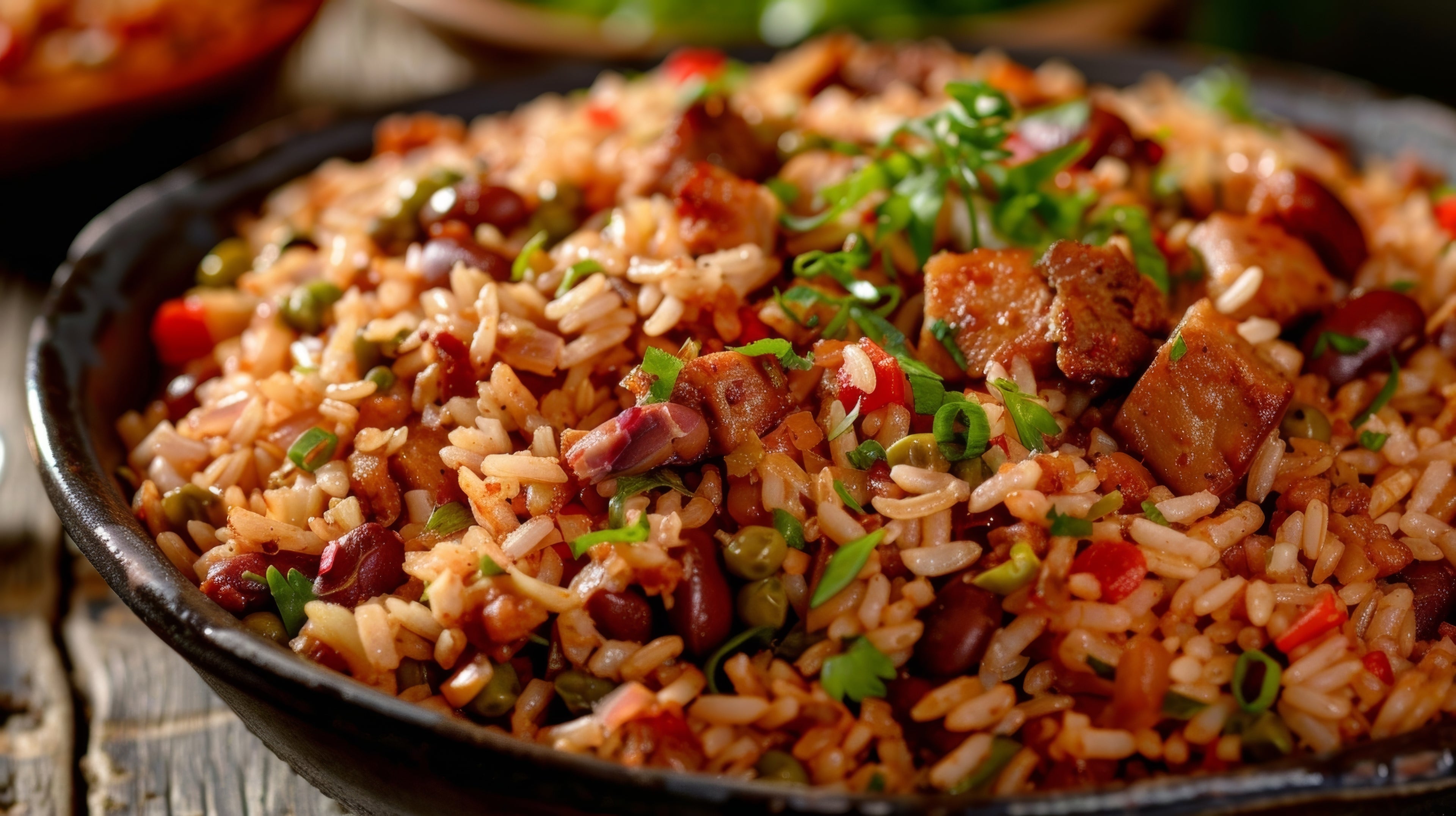 Red Beans & Rice Mix 16 oz | Louisiana Style Cajun Rice Blend | Serves 8 | Fusion Kuisine