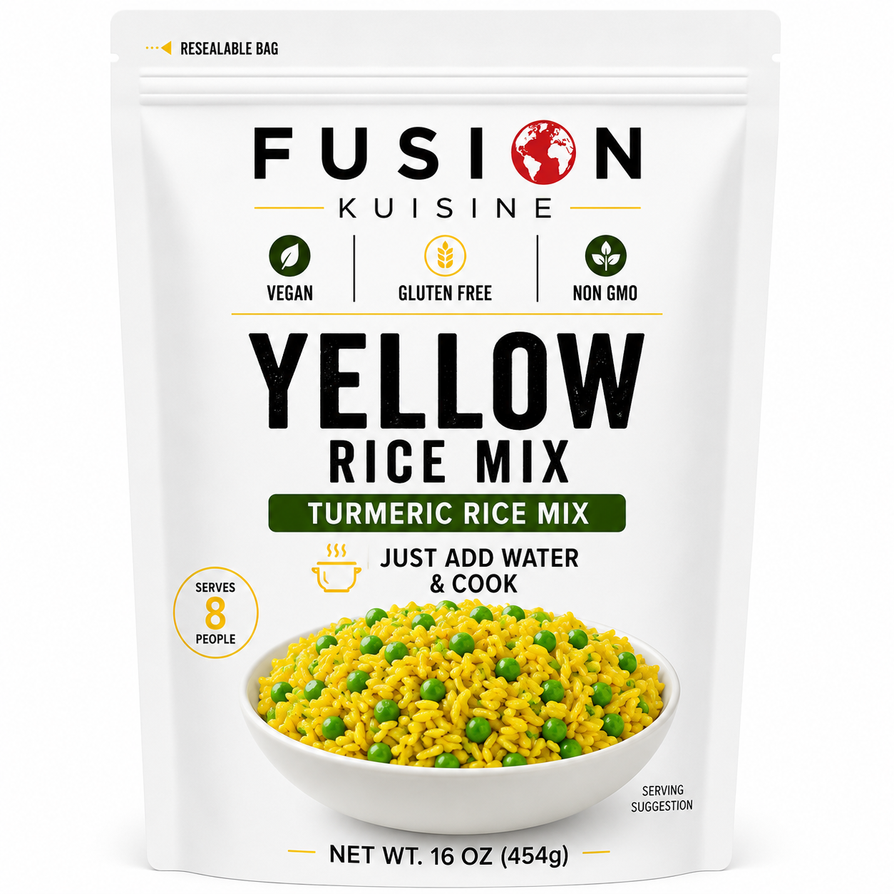 Yellow Rice Mix (Turmeric Rice) 16 oz