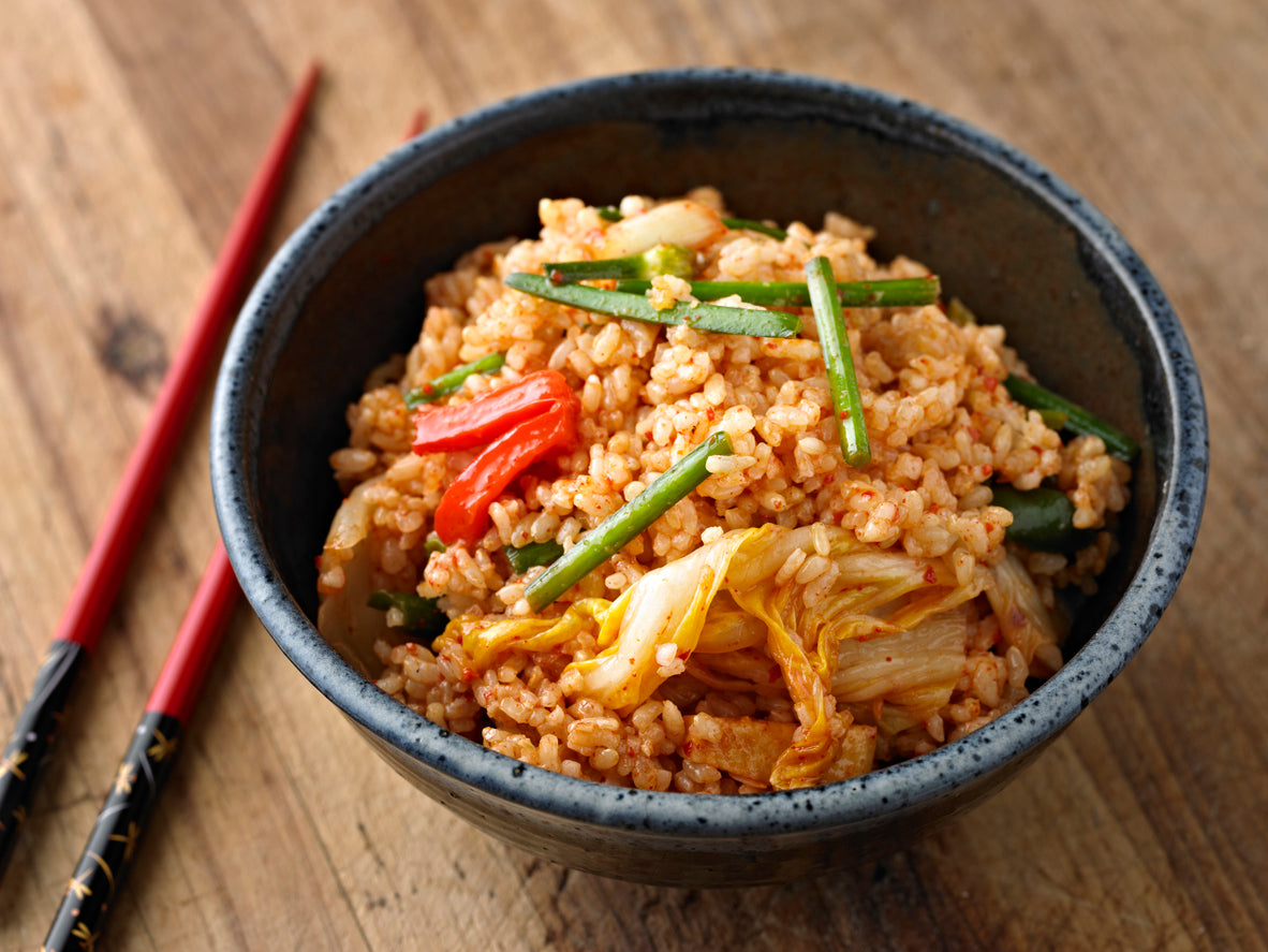 Kimchi Rice Mix 16 oz | Korean Style Rice Blend | Serves 8 | Fusion Kuisine