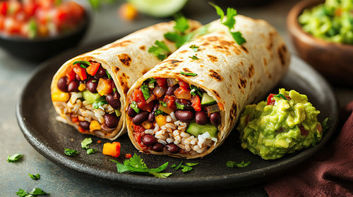 Black Beans & Rice Mix 16 oz | Jamaican Jerk Style Rice Blend | Serves 8 | Fusion Kuisine